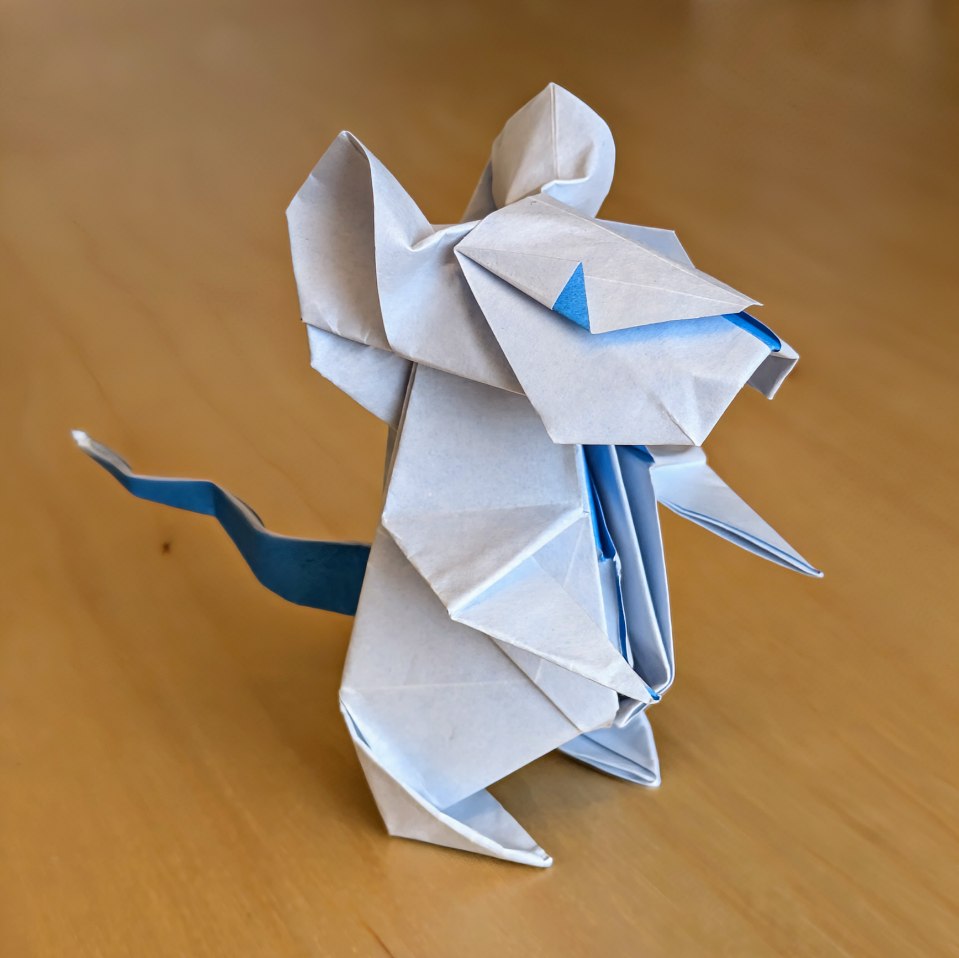 Mouse by Oriol Esteve folded by Grigory Sarnitsky