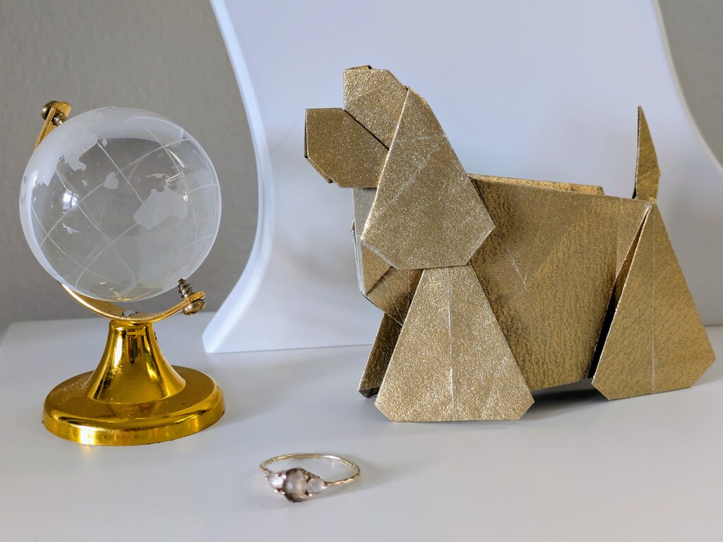 American Cocker Spaniel by Hideo Komatsu folded by Grigory Sarnitsky